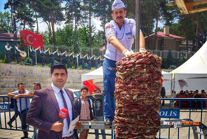 Erzurum Cağ Baş Bar Rekor Denemesi