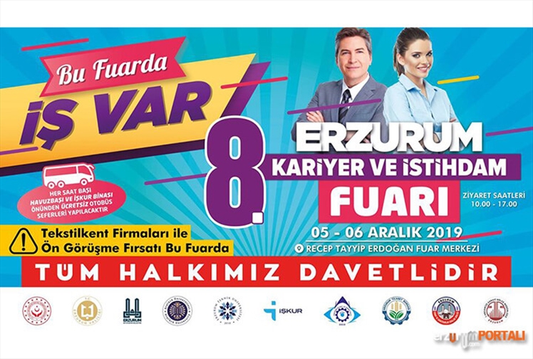 Erzurum'da Düzenlenecek Bu Fuarda İş Var!