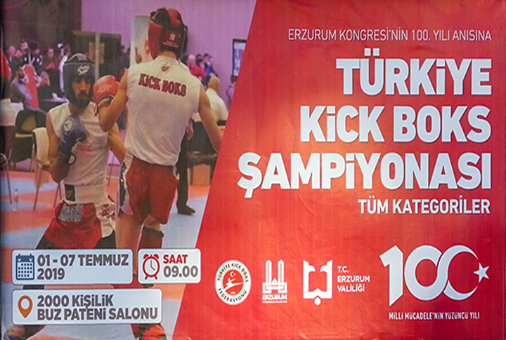 Erzurum Kongresinin 100. Yılı Anısına Türkiye Kick Boks Şampiyonası
