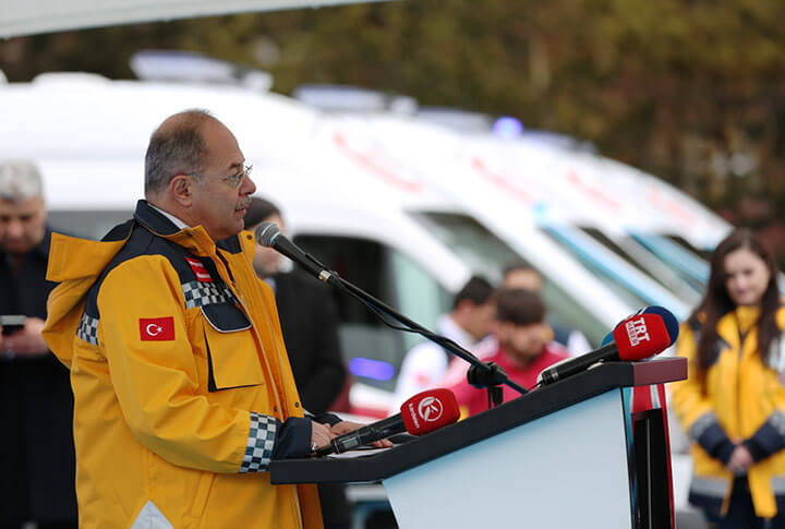 Erzurumda Düzenlenen Törenle 60 Ambulans 17 İle Dağıtıldı