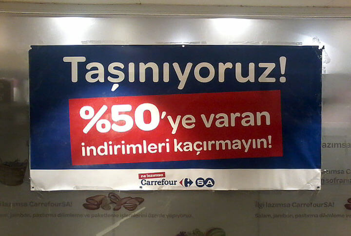 Erzurum Şükrüpaşa Carrefour %50ye Varan İndirimler Başlattı
