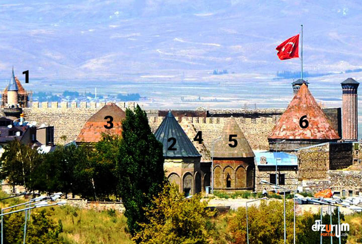 Erzurum'da 6 Kümbet