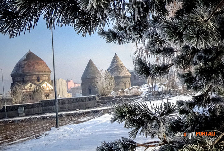 Erzurum Kış Kırağı Kar Tarihi Mekanlar