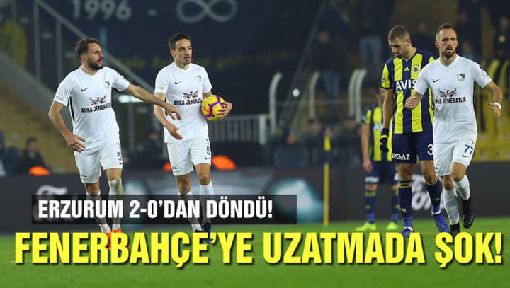 Erzurumspor Fenerbahçe Manşetleri
