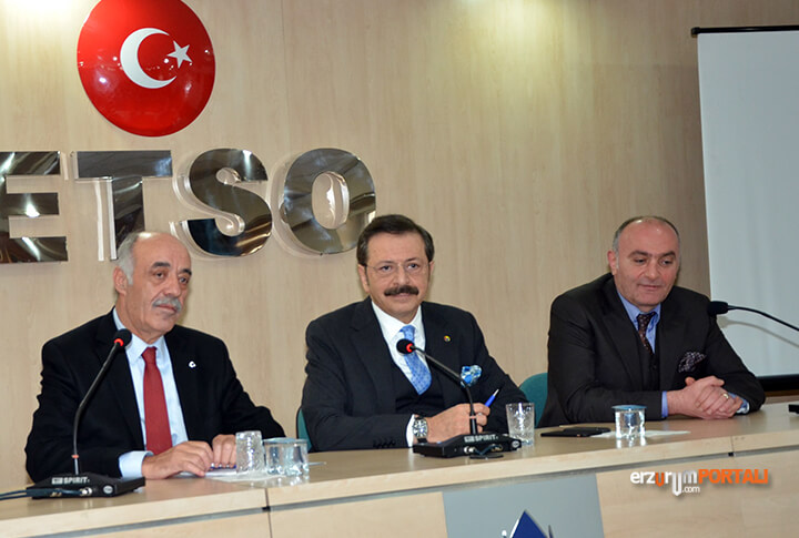 TOBB Başkanı Hisarcıklıoğlu Erzurum'da