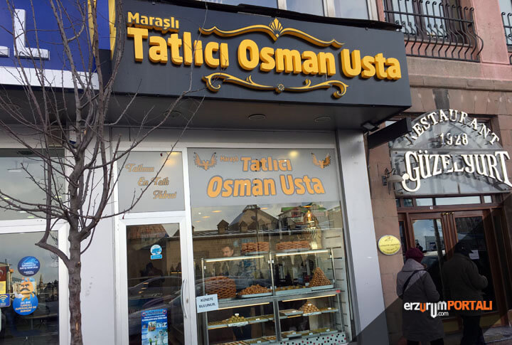 Erzurum portalı yeme içme Tatlıcı Osman Usta