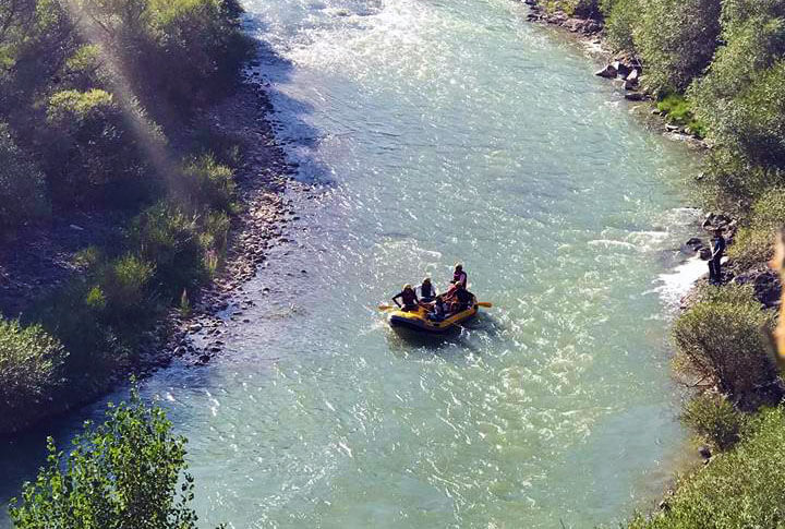 Erzurum'da Rafting