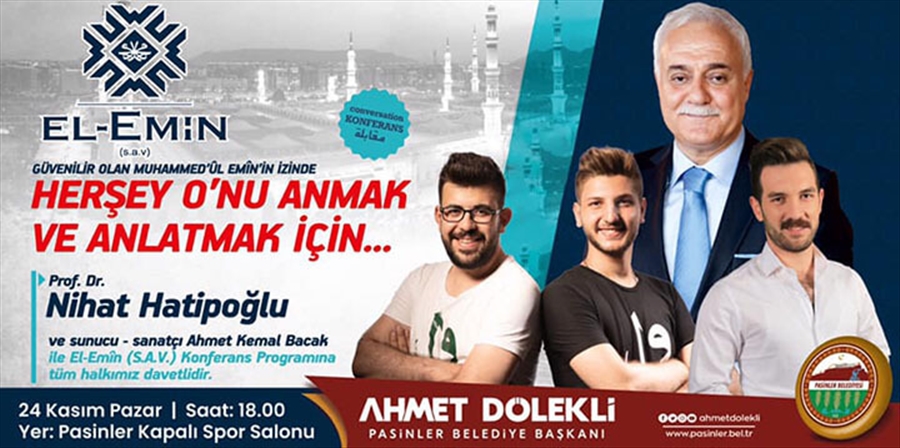 Nihat Hatipoğlu Erzurum'a Geliyor