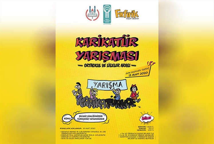Erzurum'da Ortaokul ve Liseler Arası Karikatür Yarışması