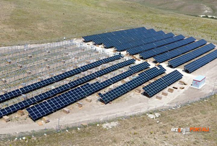 Erzurum Güneş Enerjisi Santrallerine Kavuşuyor