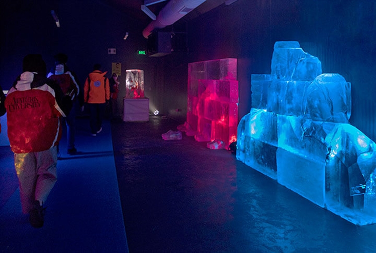 Erzurum'da Türkiye'nin Tek Buz Müzesini Açıldı