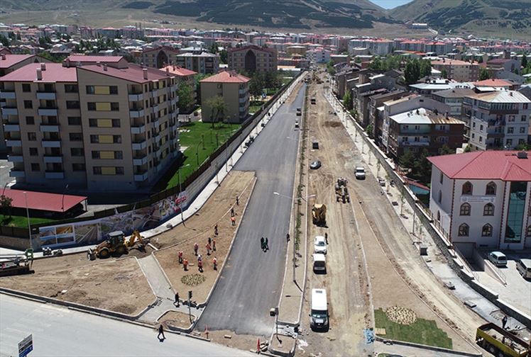 Erzurum yol çalışması Yunus Emre ve Kayakyolu, Aliravi Caddesi ve Yoncalık ile buluşuyor