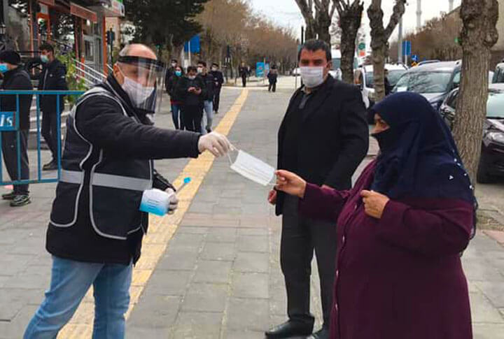 Erzurum'da Maske Nasıl Dağıtılacak?
