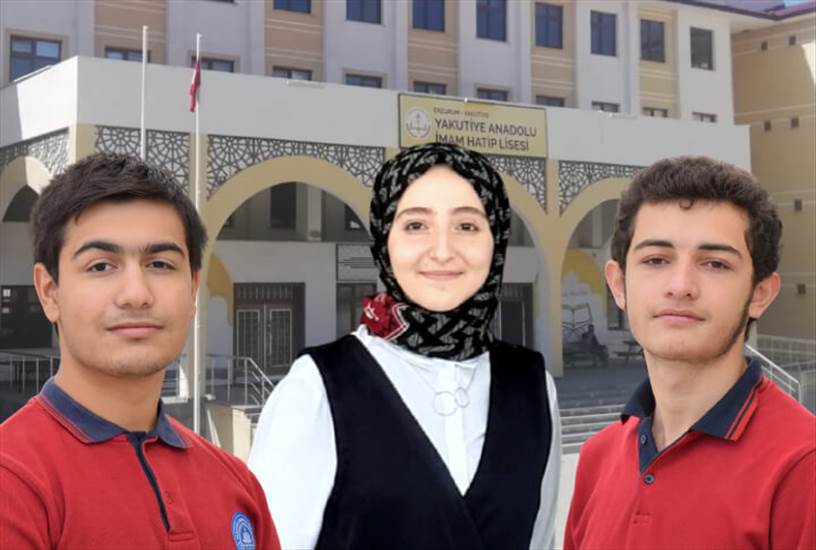 Erzurum Yakutiye İmam Hatip Lisesi Türkiye Genelinde YKS’de İlk Bine 3 Öğrenci Yerleştirdi!