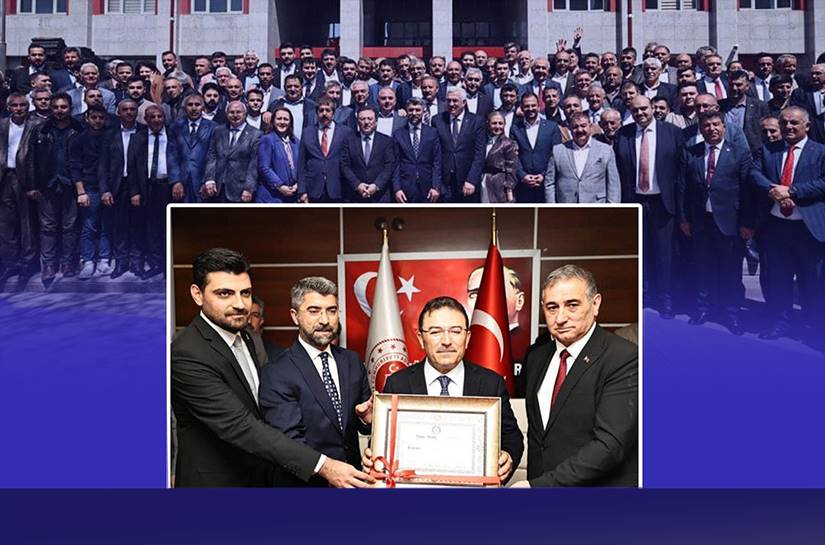 AK Parti Erzurum Millet Vekilleri Mazbatalarını Aldılar