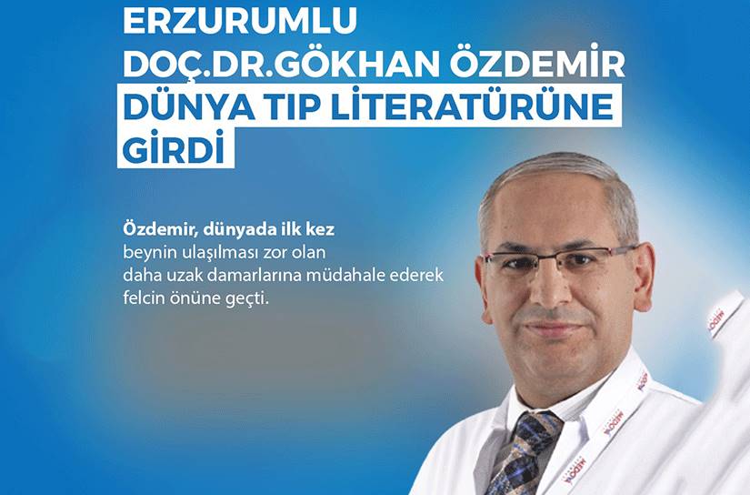 Erzurum Doğumlu, Doç.Dr. Gökhan Özdemir Geliştirdiği Yöntemi Dünya Tıp Literatürüne Girdi