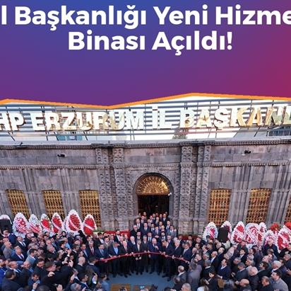 MHP Erzurum İl Başkanlığı Yeni Hizmet Binası Açıldı!