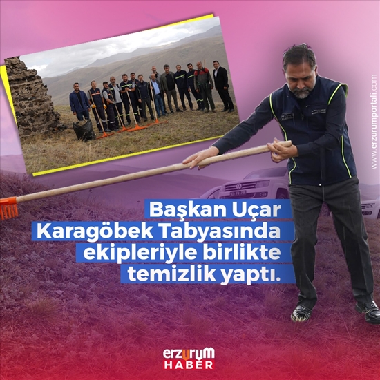 Yakutiye Belediyesi Ekipleri Karagöbek Tabyasında!