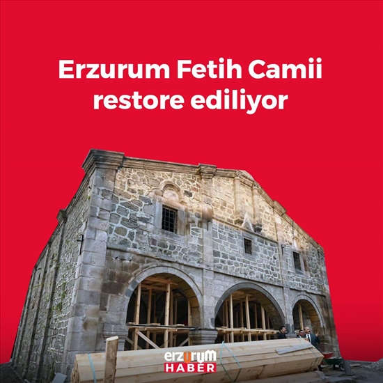 Erzurum Fetih Camii Restore Ediliyor!