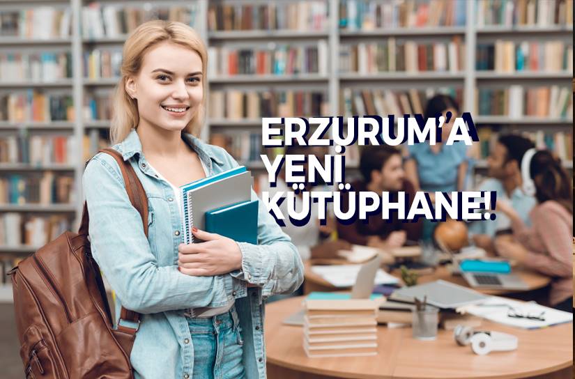 Erzurum'a Yeni Kütüphane Yapılacak!