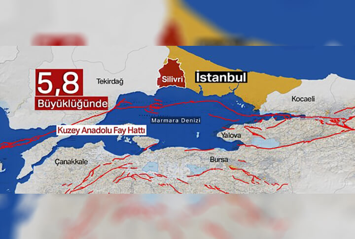 İstanbul'da Şiddetli Deprem, İlk Tespitler Can ve Mal Kaybı Yok!