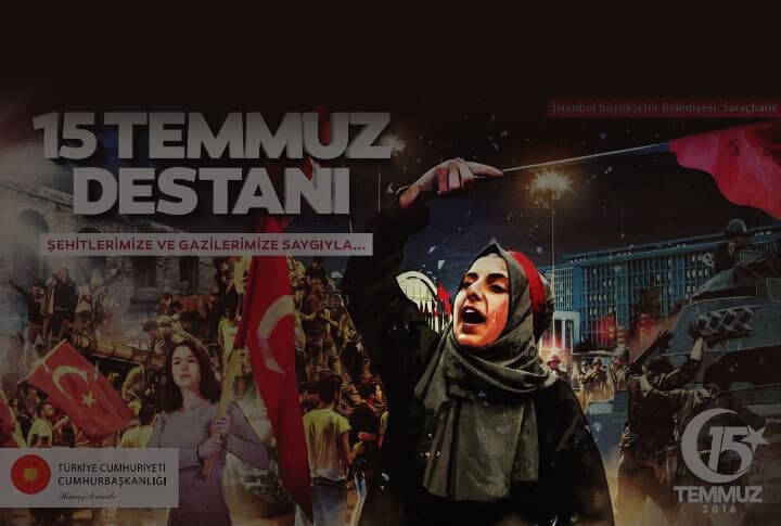 Cumhurbaşkanlığı Tarafından Paylaşılan 12 Adet 15 Temmuz Afişi