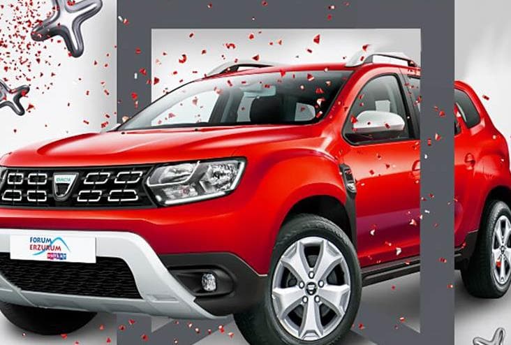 Forum Erzurum Outlet’te Dacia Duster Kazanma Şansı!