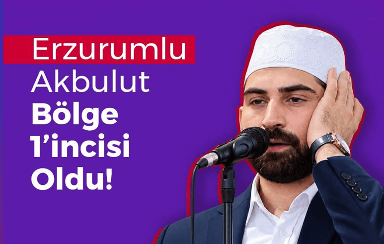 Erzurumlu Cihan Emre Akbulut bölge birincisi oldu