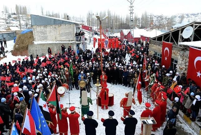 Kefenleri Kar Olan Allahuekber Şehitleri Anıldı