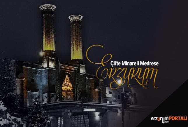 Çifte Minareli Medrese'yi Bir De Gece Keşfedin!