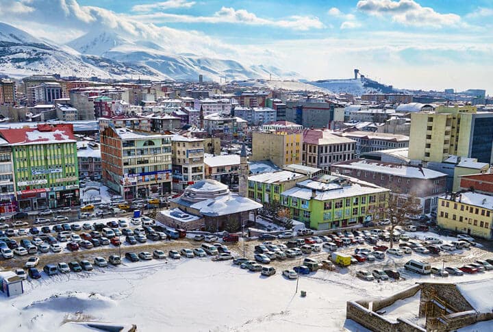 Beyaz Masallar Diyarı Erzurum'un Mavi Beyaz Kış Manzaraları!