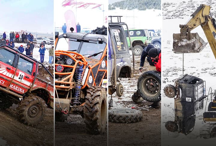 Erzurum'da Off-Road Heyecanı Sona Erdi. İşte Nefes Kesen Görüntüler