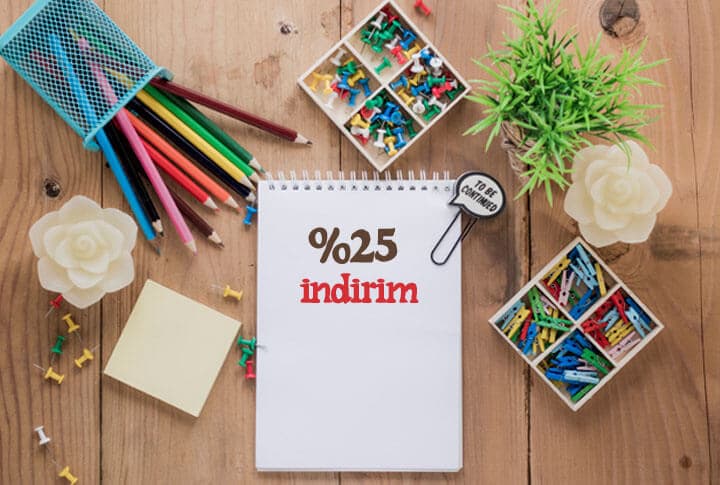 ZP'den Tüm Kırtasiye Ürünlerinde %25 İndirim