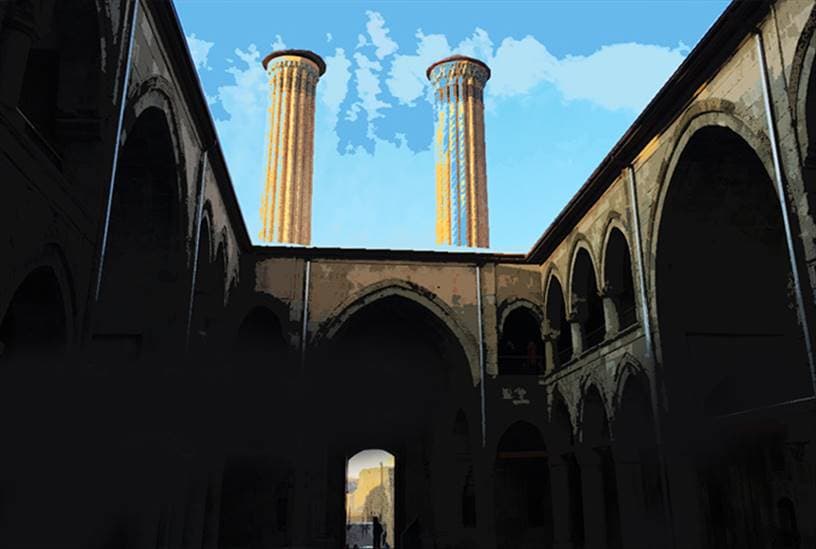 Erzurum Çifte Minareli Medrese, Usta İle Çırak Atışmasının Eseri!