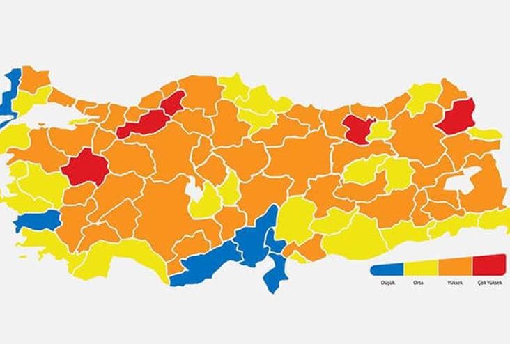 Erzurum Uzun Bir Aradan Sonra Tekrar Turuncu Oldu