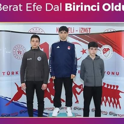 Erzurumlu Milli Sporcu Berat Efe Dal Birinci Oldu!