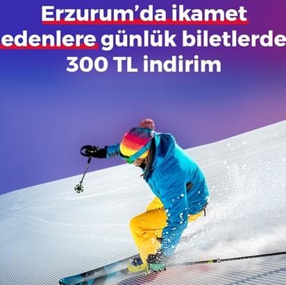 Erzurum Büyükşehir Belediyesi'nden Kayak Severlere Müjde: Günlük Biletlerde Büyük İndirim!