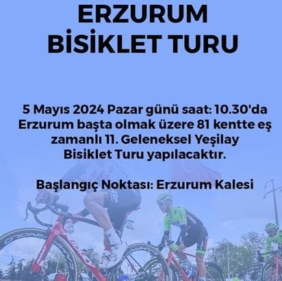 11. Geleneksel Yeşilay Bisiklet Turu 81 Kentte Eş Zamanlı Başlıyor