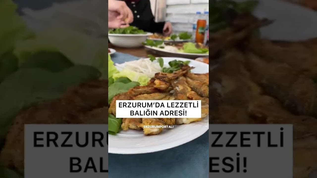 Erzurum'da Balık Yiyebileceğiniz Adres!