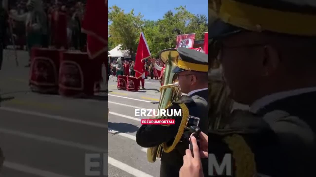 Erzurum’da Zafer Bayramı Coşkusu 🇹🇷