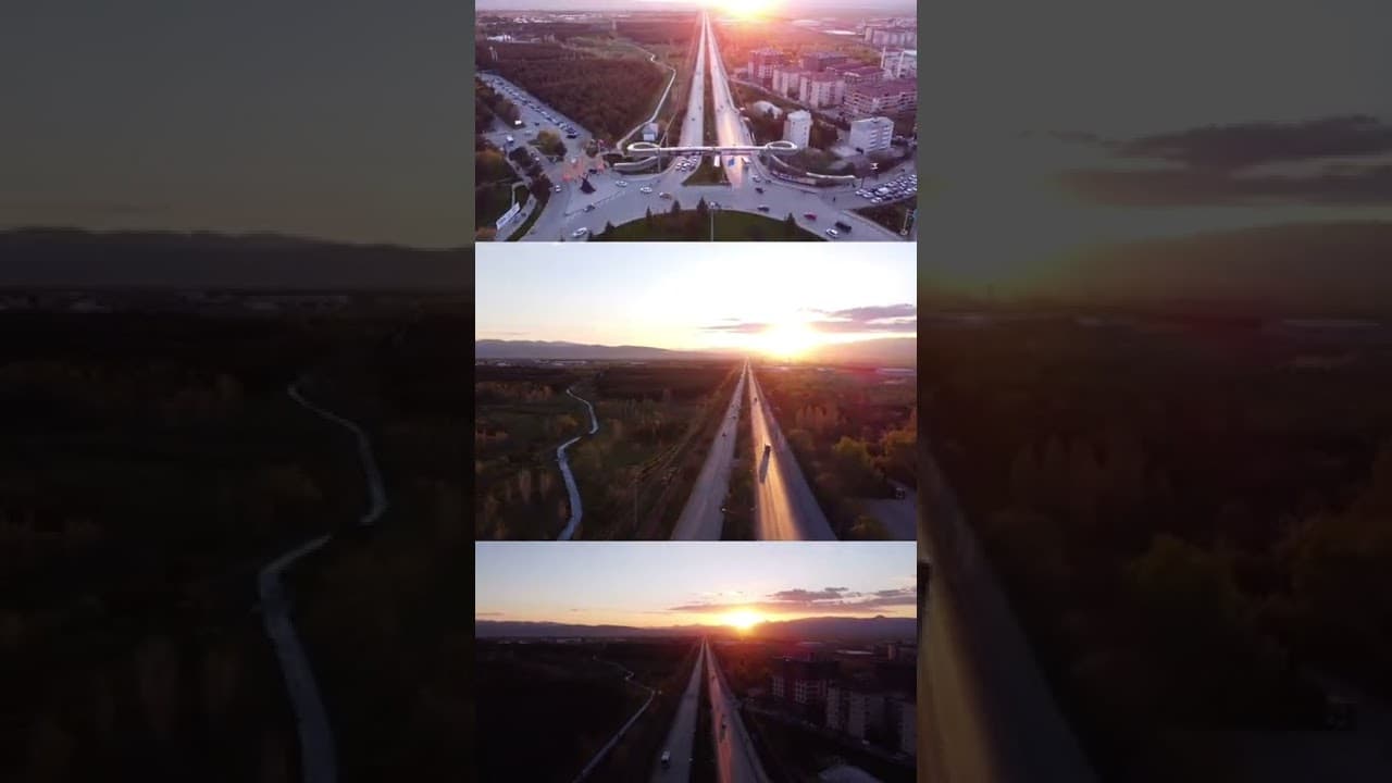 Erzurum’da gün batımı 🌄