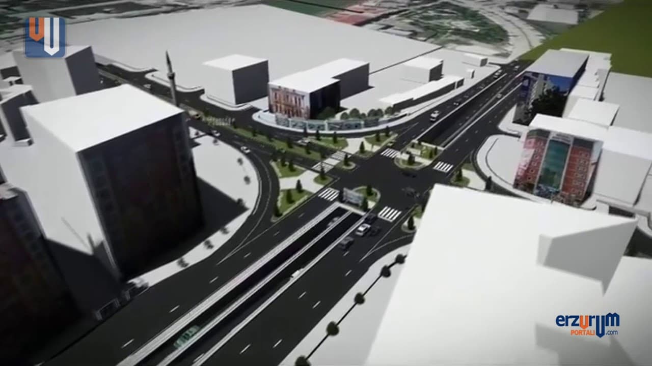 Erzurum Gez Mahallesi Köprülü Kavşak Projesi
