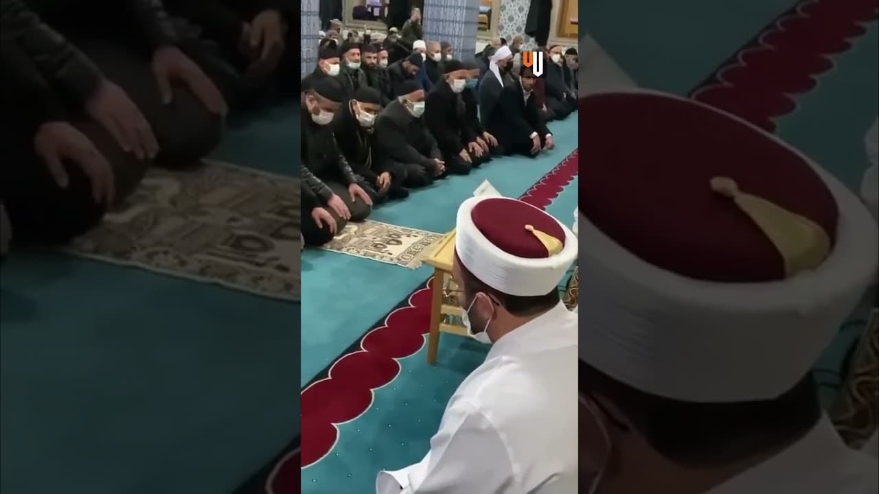 Erzurum'da Yılın İlk Sabah Namazı!