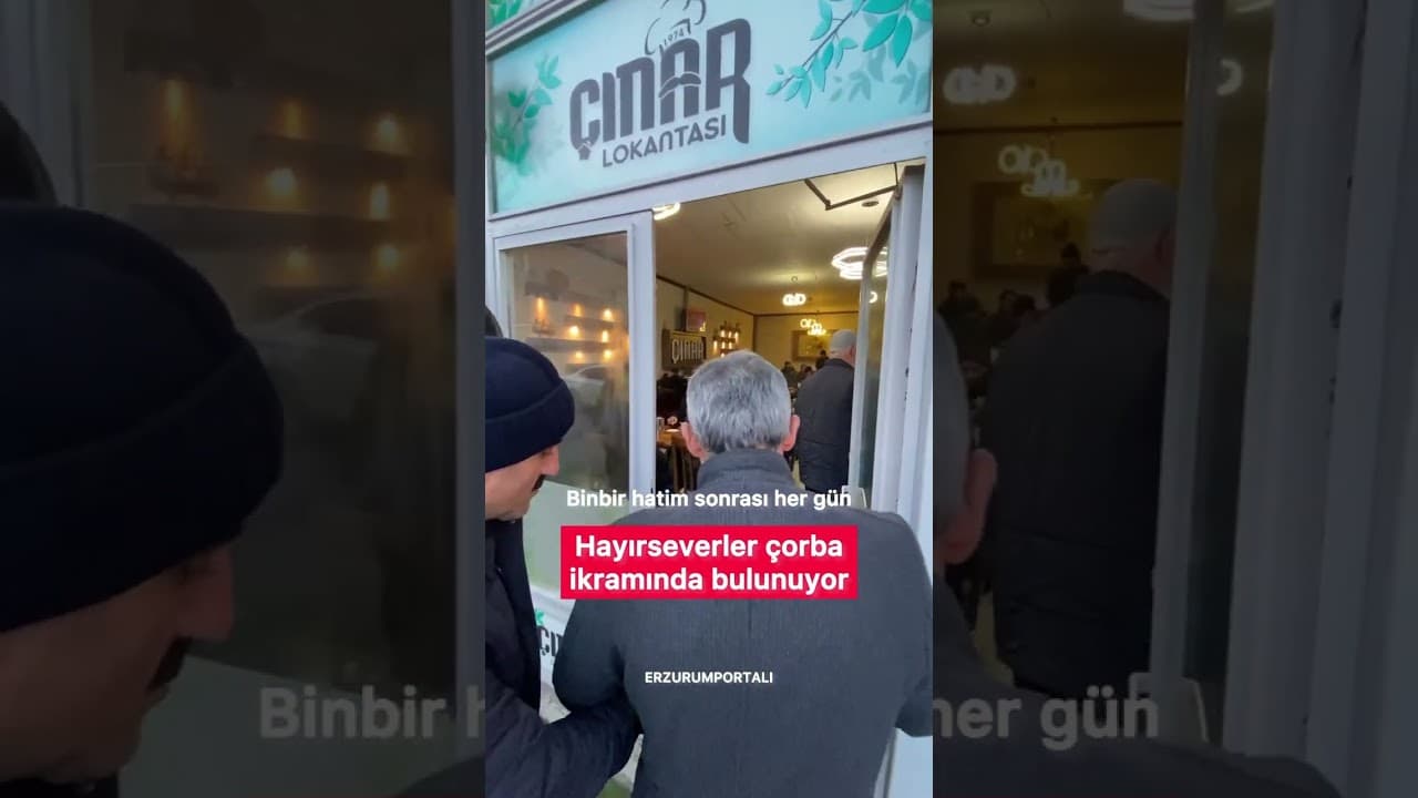 Erzurum'da Sabah Namazı ve Binbir Hatim Sonrası!