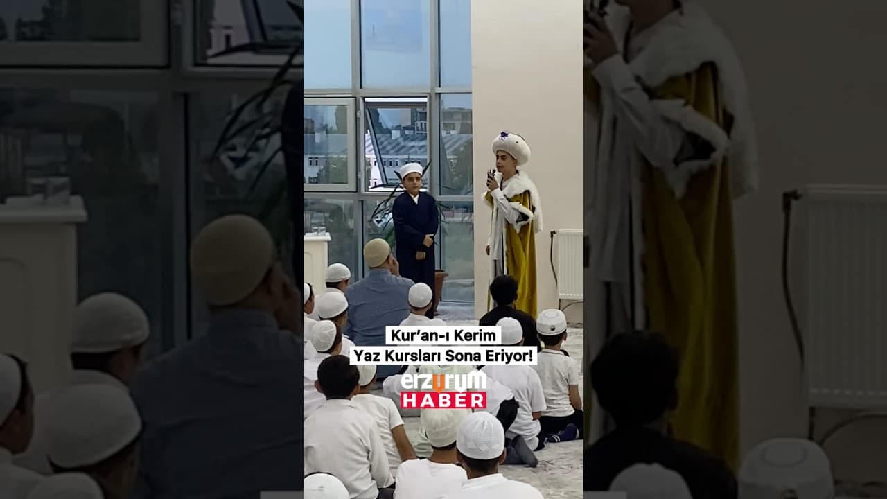 Dadaşkent’te Yaz Kur’an Kursu Öğrencilerinden Yıl Sonu Programı