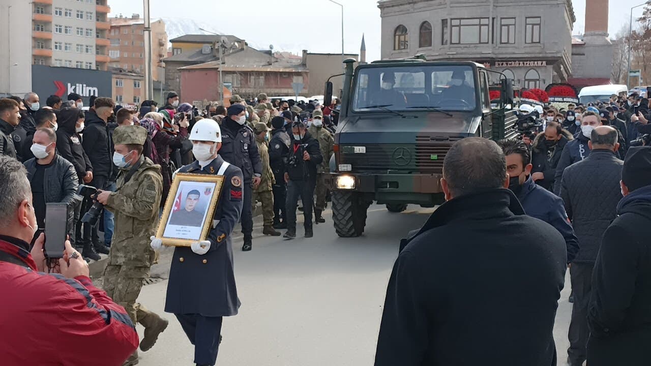 Erzurumlu Şehit Sedat Sorgun'a Son Görev