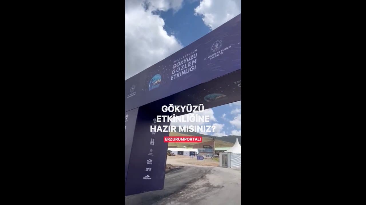Erzurum'da Gökyüzü Gözlem Etkinliği Düzenleniyor! Kaçırma!
