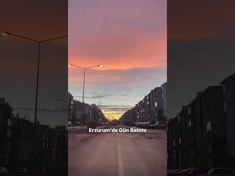 Erzurum’da Gün Batımı