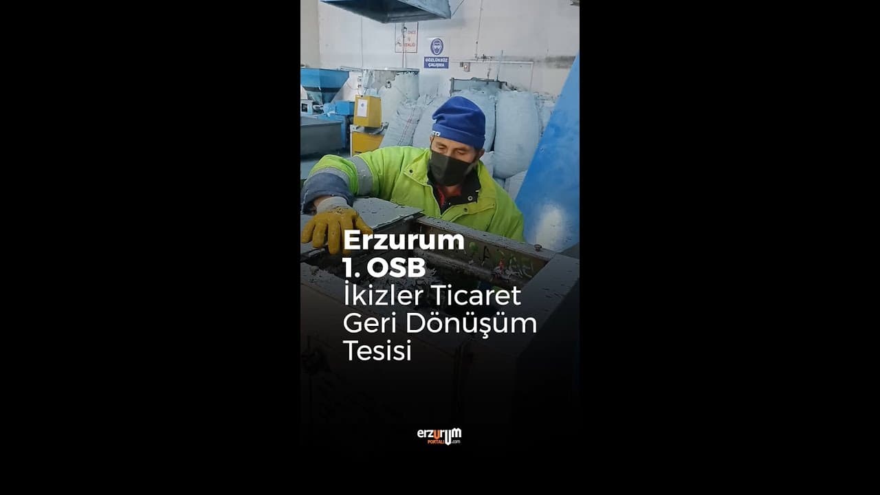 Erzurum'da Çöpler Bakın Ne Yapılıyor!