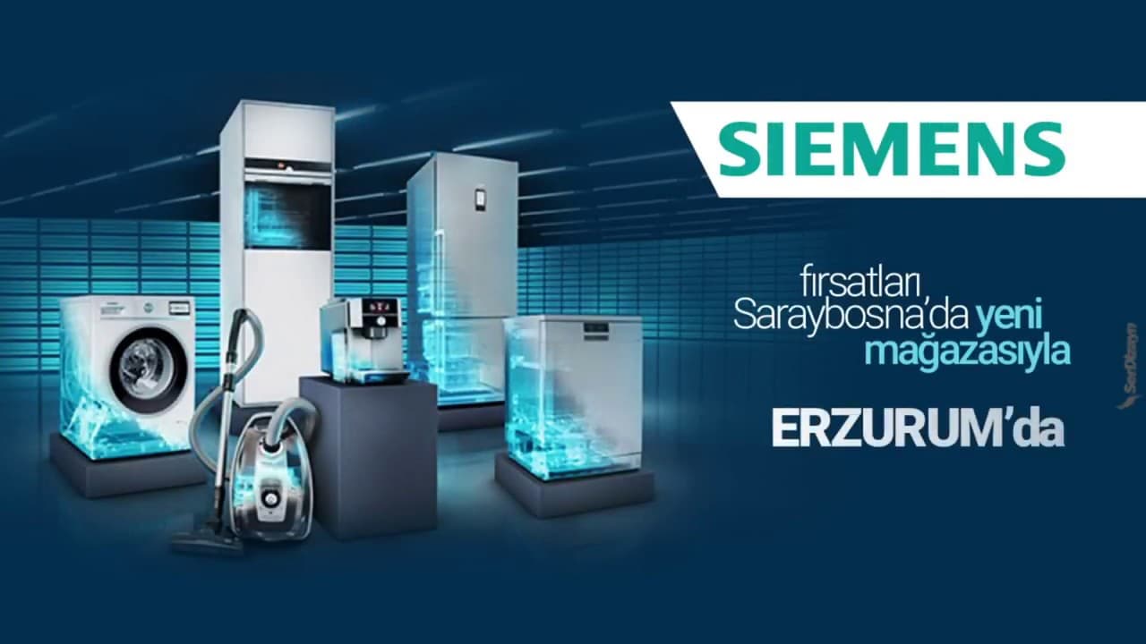 Erzurum'da Beyaz Eşya Mağazası